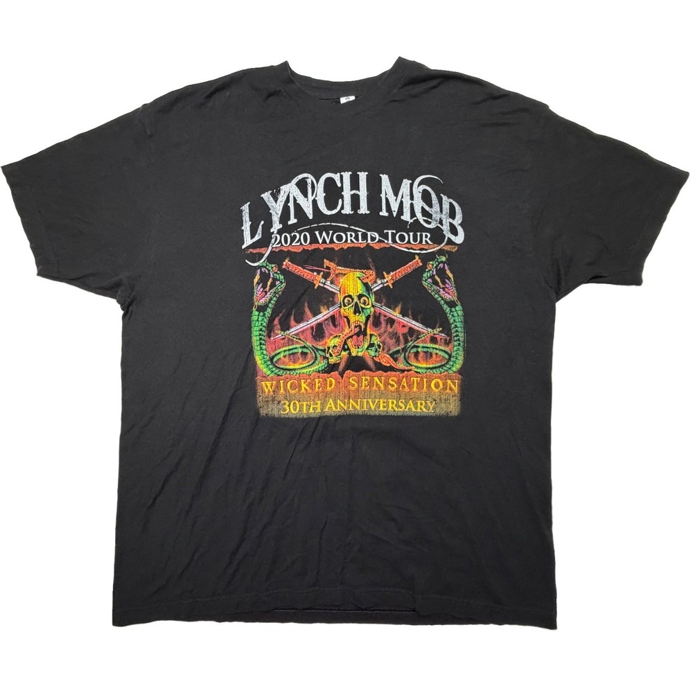 Lynch Mob 2020 World Tour Wicked Sensation 30th Anniversary T-Shirt XXL
